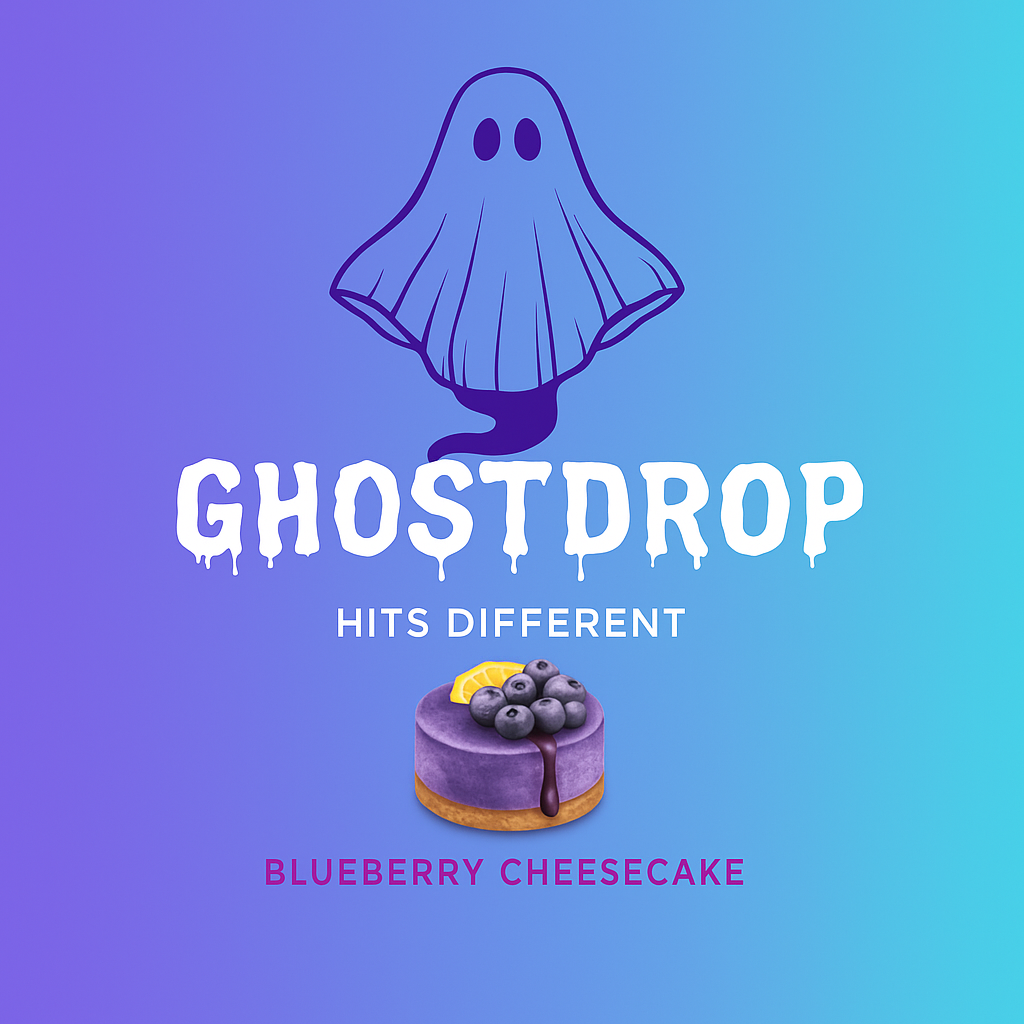 🔵 GhostDrop™ – Blueberry Cheesecake